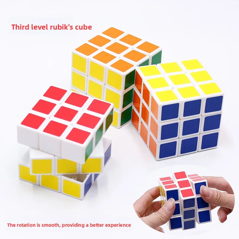 Kostka Rubika 3x3 klasy zawodniczej, 5,7 cm, zabawka edukacyjna dla dzieci wspomagająca rozwój intelektualny i redukująca stres.