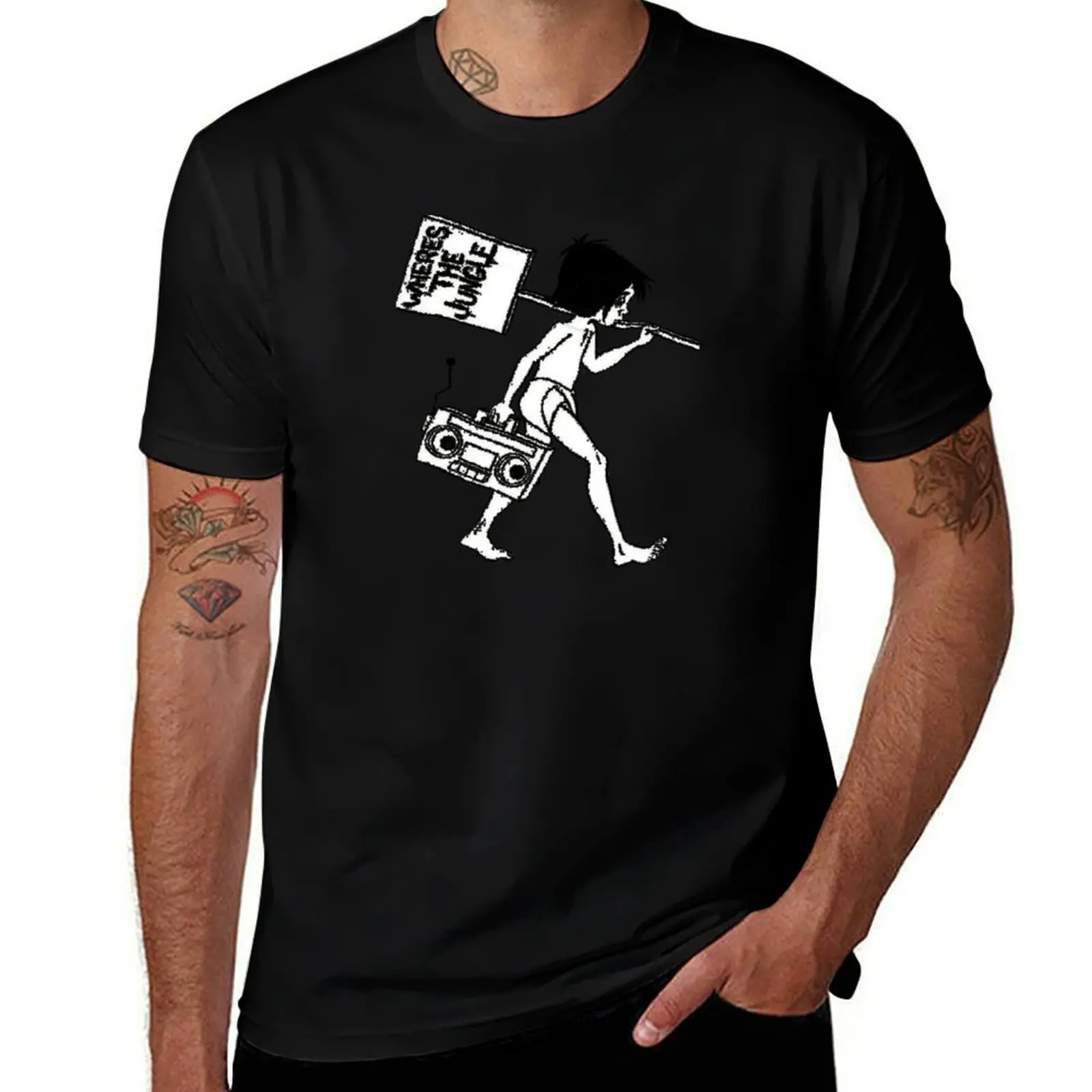 Wheres the Jungle T-Shirt t shirts cotton 100% T-Shirt
