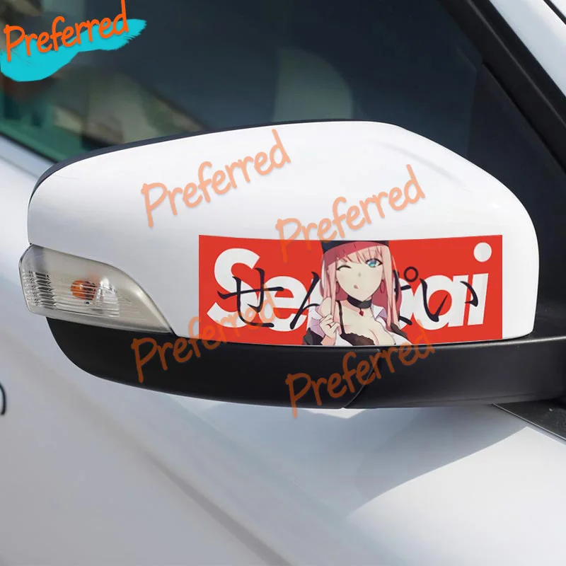 Anime Decals Aqua Konosuba Drift Shot Car Stickers Sunscreen Creative Waterproof Laptop Car Trunk Decorative Boat Vinyl Decals