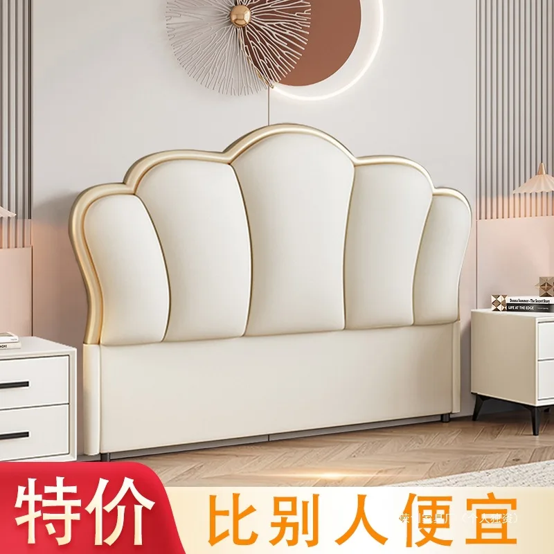 Bedside soft bag backrest modern simple headboard 2024 new floor separately buy solid wood thin backplane
