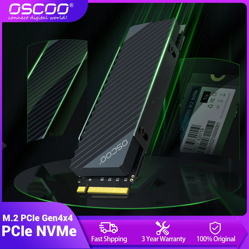 

Жёсткий диск OSCOO, жёсткий диск PCIE GEN 4,0*4 m.2 2280 nvme 512 ГБ 1 ТБ Ssd диск для ноутбука PS4 PS5