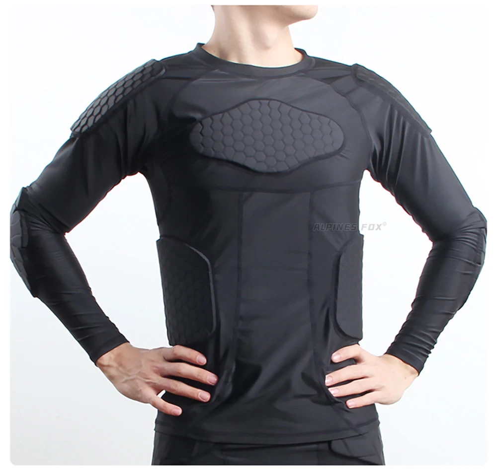 Motorrad Ganzkörper panzer Jacke Schutz Moto Unterwäsche Anti-Kollision Motorrad Reiten Kleidung Waben polster Motocross Tops – Detail 9