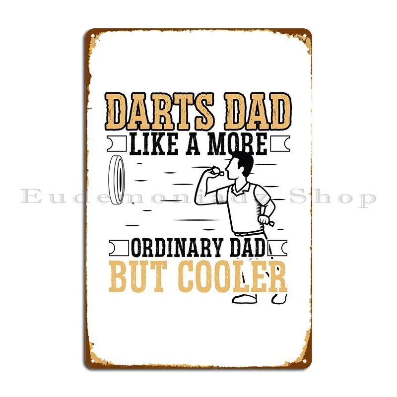 Darts Player Metal Plaque Home Personalized Wall Cave Create Cinema Tin Sign Poster