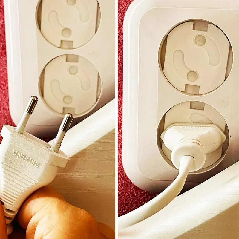 Baby Safety Socket Covers 10pcs Electrical Plastic Outlet Protectors Child Safe Socket Security Protection