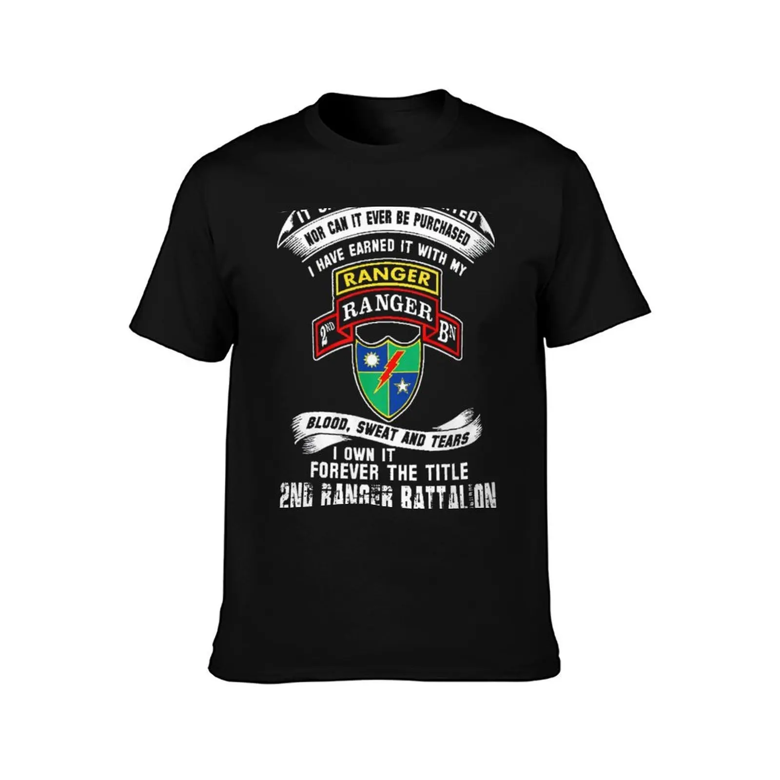 2ND RANGER BATTALION T-Shirt Christmas Theme Tee Top T-Shirt