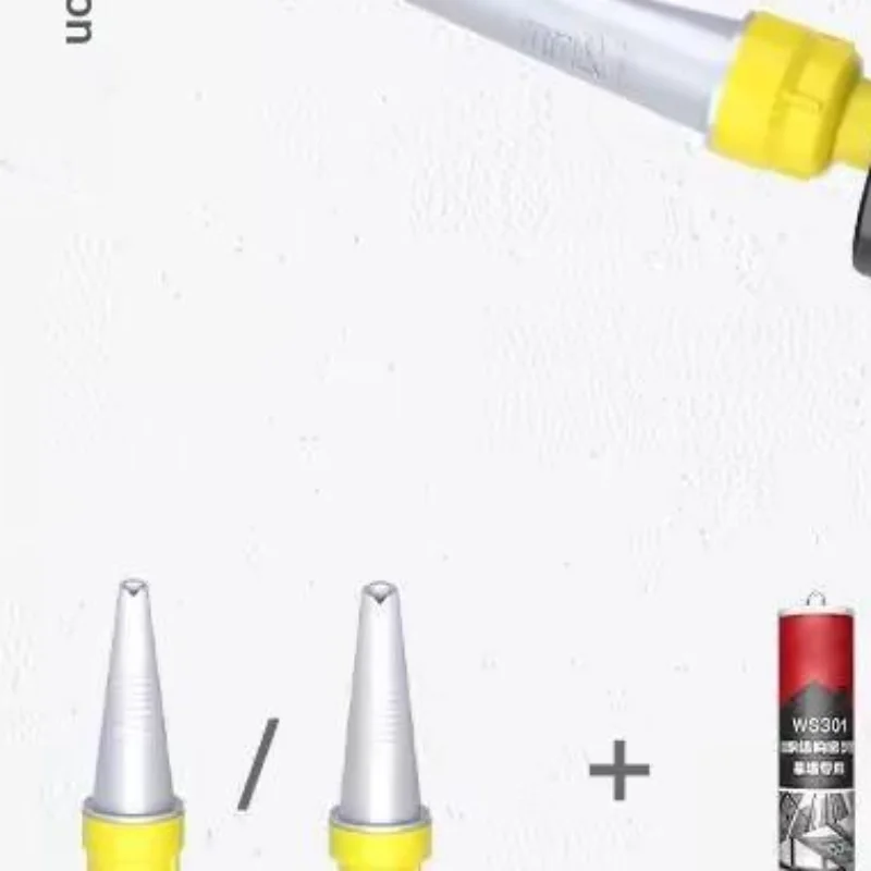 15Pcs Plastic Caulking Finisher Kit with Connection Bases Caulking Nozzle for Sink Edge Sealing Grout Trimming Hand Tools