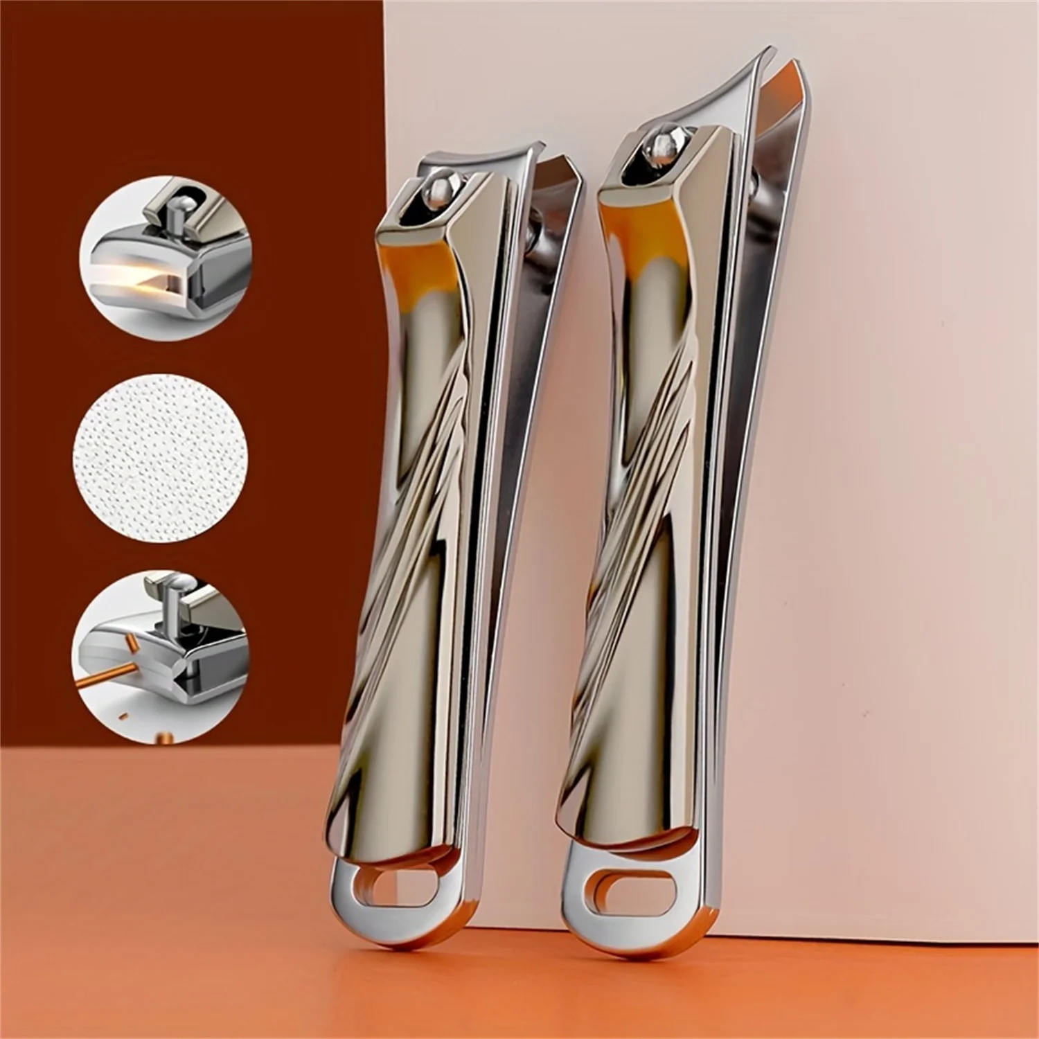 1Pcs Large Diagonal Nail Clippers Large Opening Nail Clippers Nail Clippers Set Single Pack Pedicure Tools