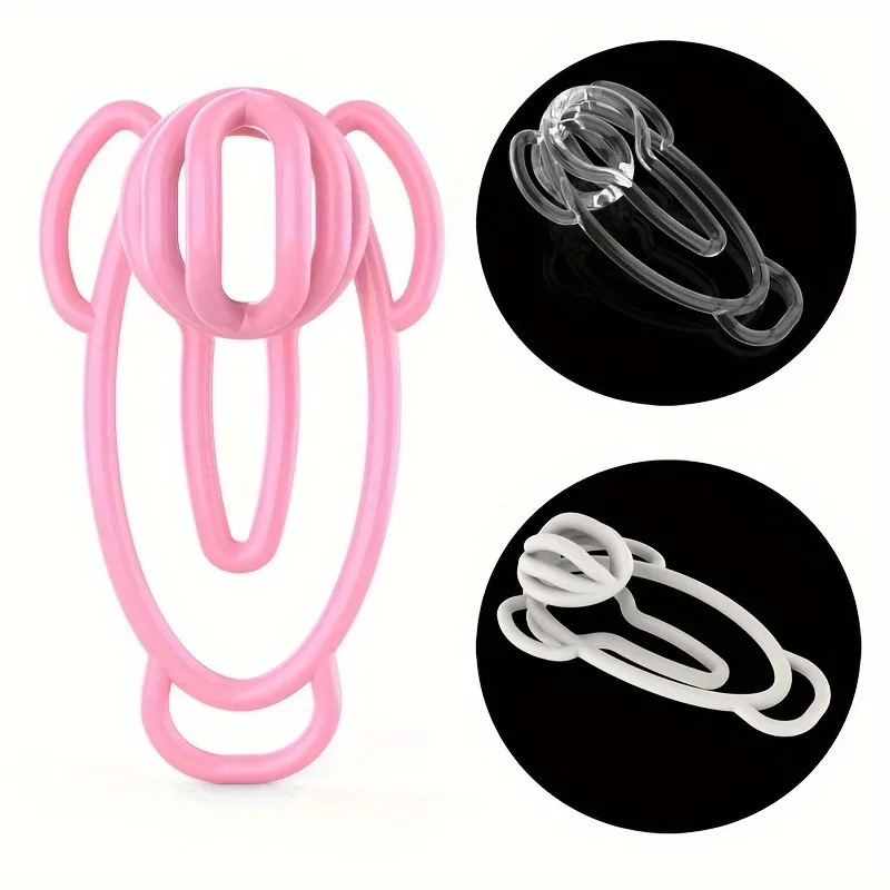 3.0 FUFU Clip Feminine Chastity Belt Chastity Cage Imitating Female Vagina Anti-cheating Fake Pussy Cage Sex Toys Fo Men Gay