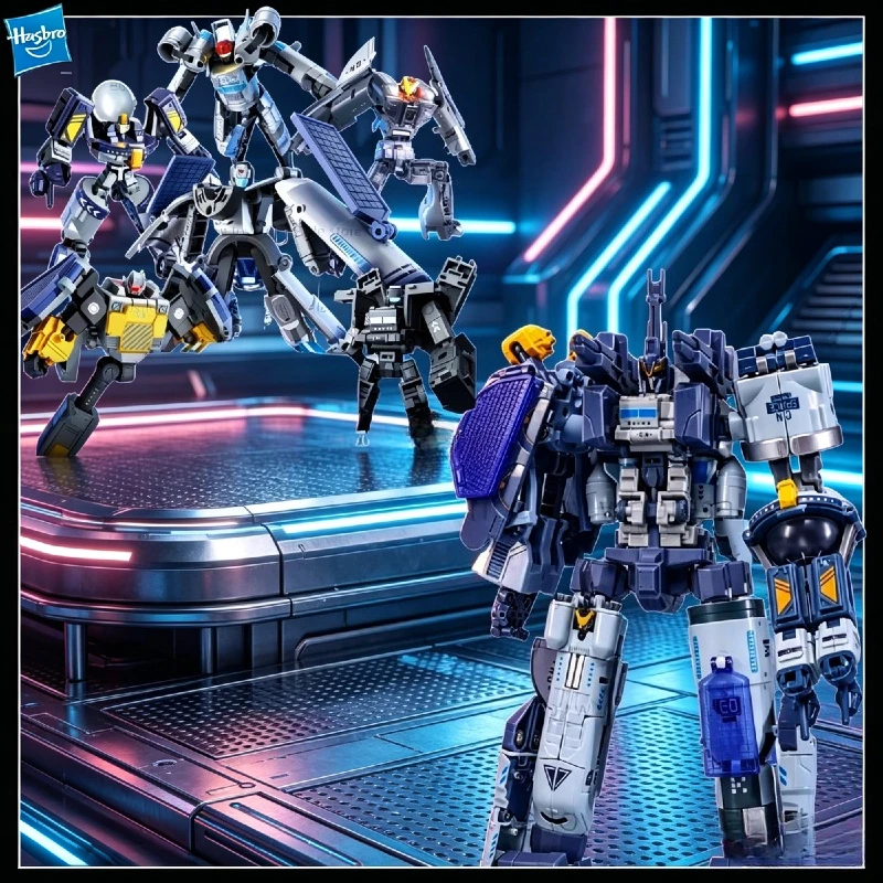 

[IN STOCK] Wei Shang W208 6 In 1 Aerospace Combined Transformable Robot Action Figure Alloy Deformation Mecha Toy For Kids Gift