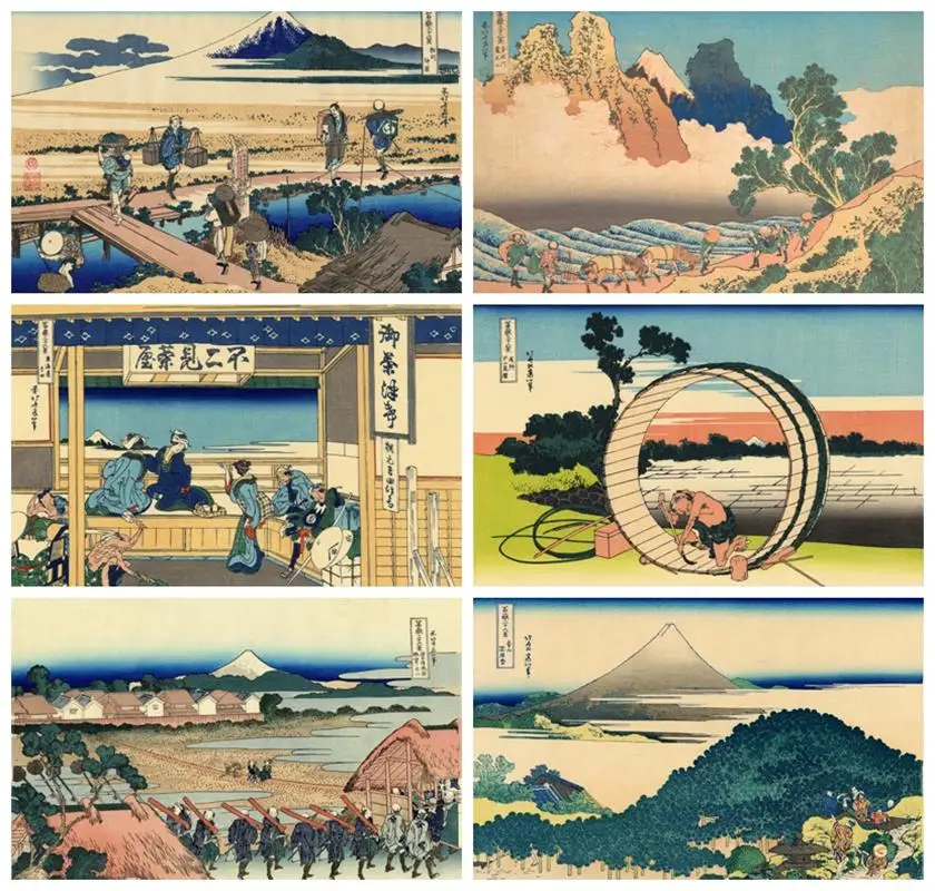 

Laeacco Japanese Ukiyo-e Art The Great Wave Of Kanagawa Cherry Blossom Background Canvas Interior Portrait Photography Backdrop