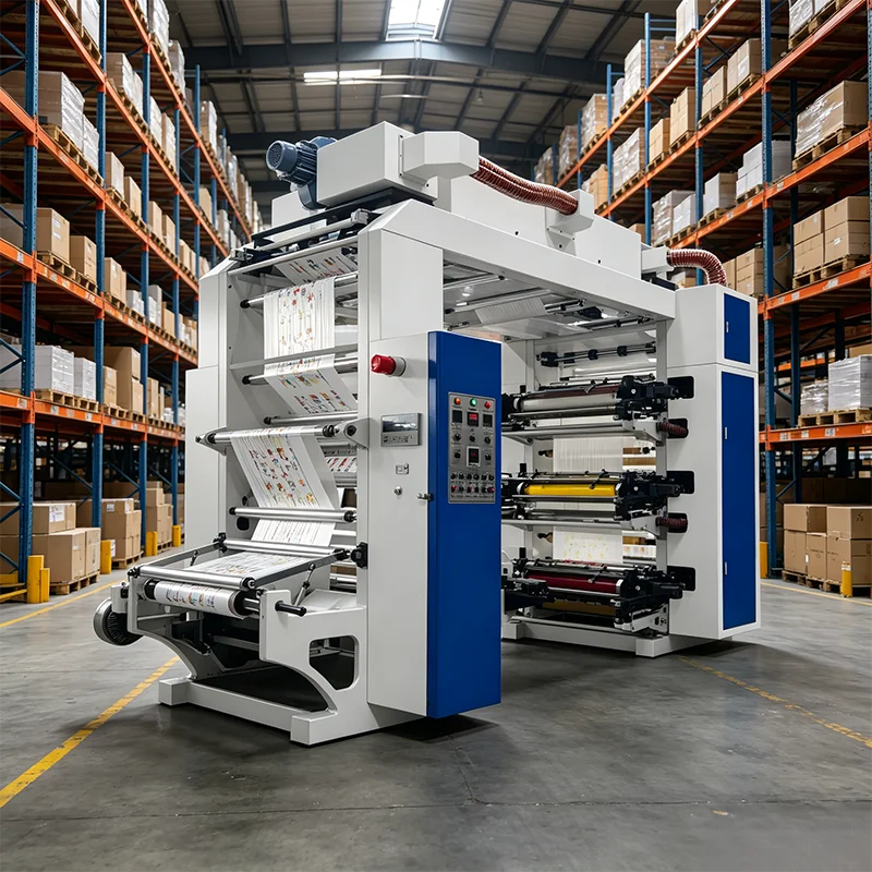 5-Color Flexo Printer with Multi-function Control Panel for Easy Operation