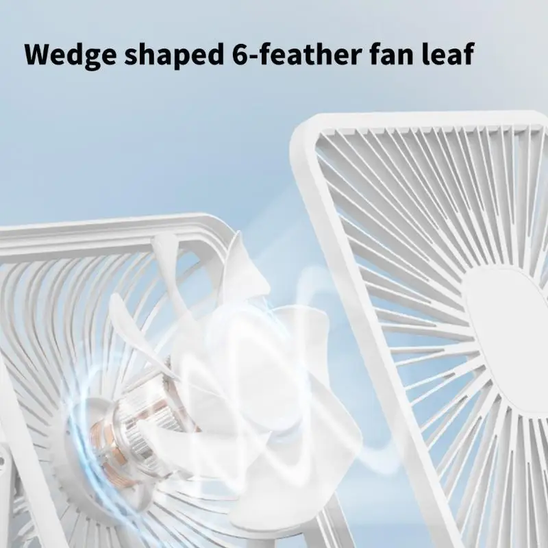 مروحة الجدول مع شحن USB و 3 سرعات خيار Office Solution SETTURE ABS للتبريد الهادئ وفعال N58D