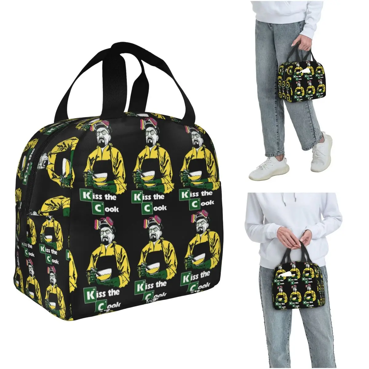 

Breaking Bad Let's Cook Insulated Lunch Bag for Women Children Portable Food Boxes Thermal Lunch Box Tote