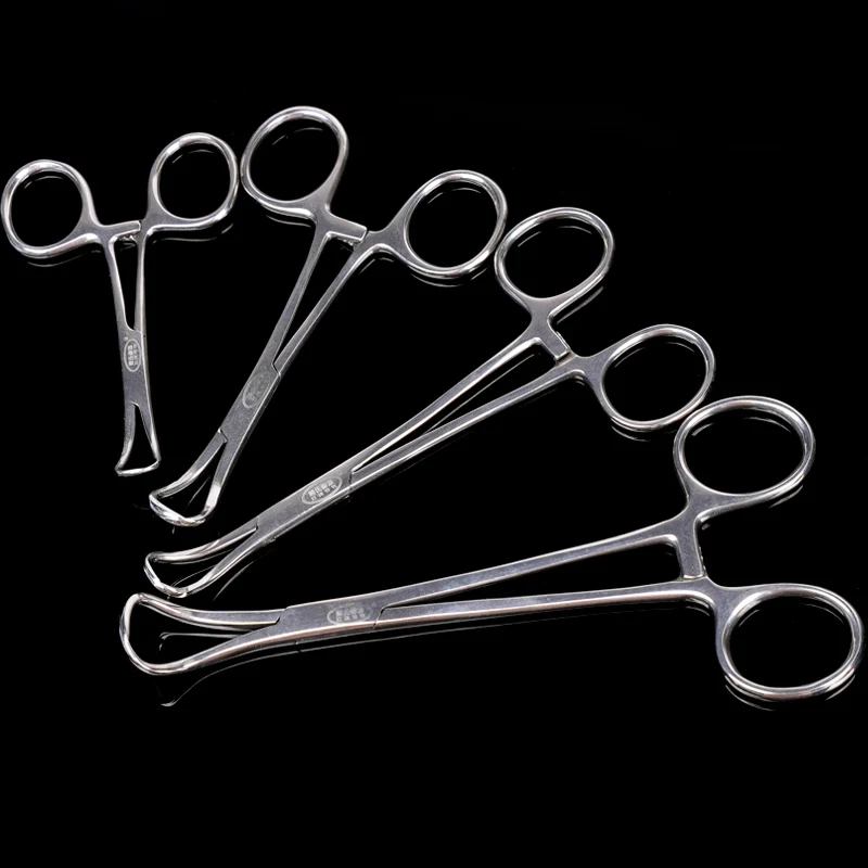1pc Dental Surgical Cloth Towel Clamp Forceps 90/110/140/160mm Stainless Steel Medical Cloth Forcep Orthopedics Instruments Tool