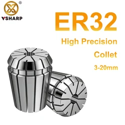 Vsharp ER32 Pinza per macchina per incidere CNC ad alta precisione Mandrino Accessori CNC Strumento Strumento di fresatura CNC
