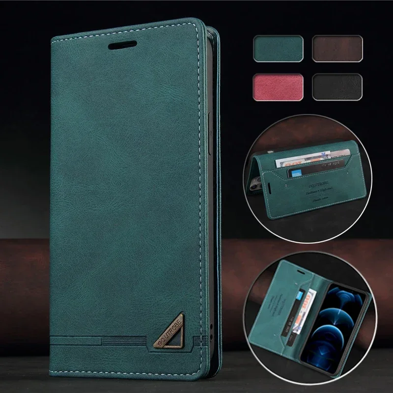 

Magnetic Wallet Flip Cover Case For Xiaomi 14 Pro Cover For Xiomi Mi 14 13T 12T 12X 12S 13 Pro Mi14 Anti-theft Leather Phone Bag