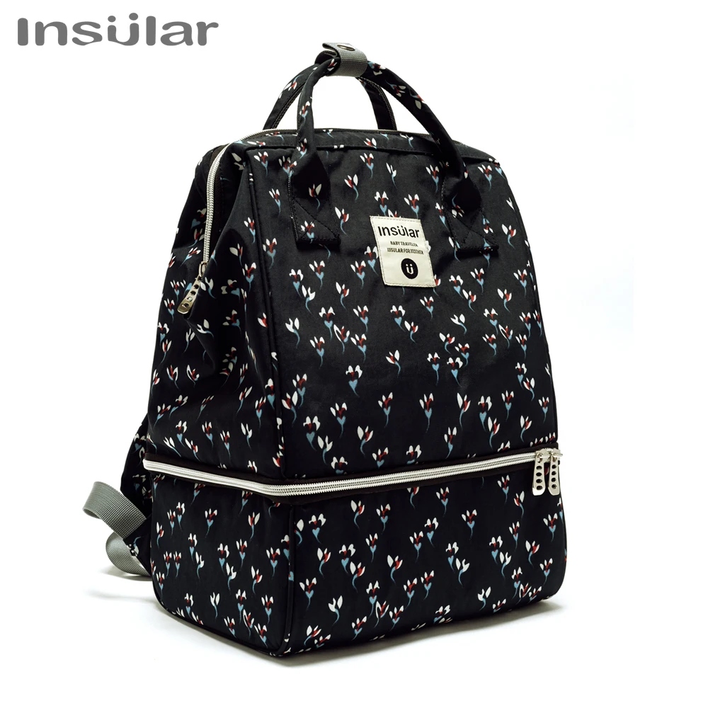 Insular Mummy Maternity Nappy Bag Stroller Large Capacity Baby Travel Backpack Mommy Nursing Bag Baby Care Changing Diaper Bag