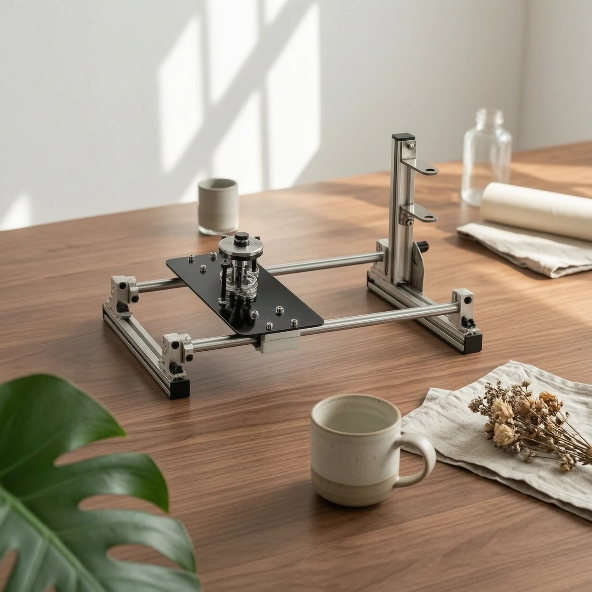 support-de-machine-a-affuter-les-lames-de-scie-support-stable-pour-meuleuse-d'angle-avec-assemblage-coulissant-dispositif-d'affutage-de-lames-de-scie-robuste