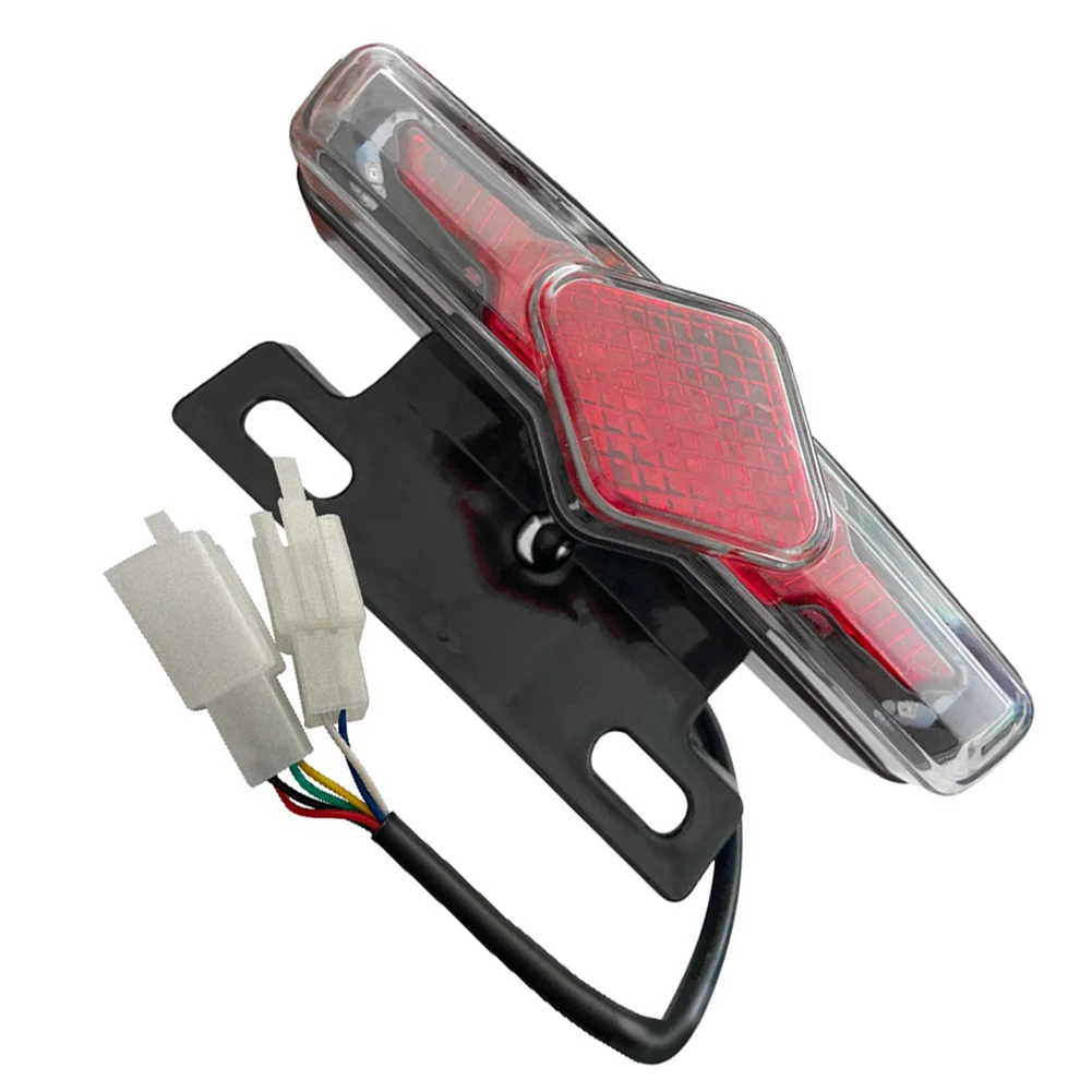 دراجة كهربائية لمبة خلفية LED السلامة ليلة ركوب تحذير E-الدراجة الخلفية اكسسوارات الدراجات مع إشارة بدوره