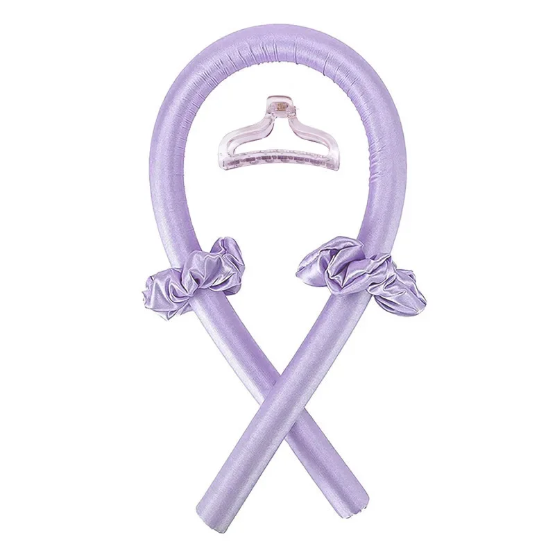 Heatless curling rod headband lazy curler set soft spiral sleeping no heat shiny hair styling accessory image 2