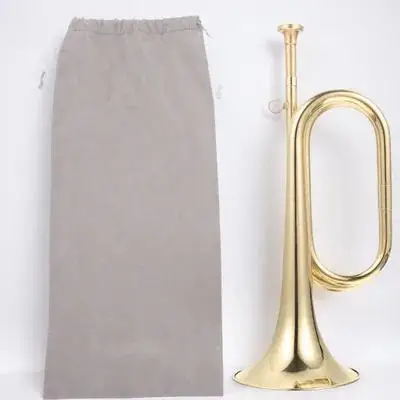 

1set 1Set Brass Trumpet Bugle High-Class Durable Golden Trumpet For Beginners School Band Military Orchestra Easy Carry
