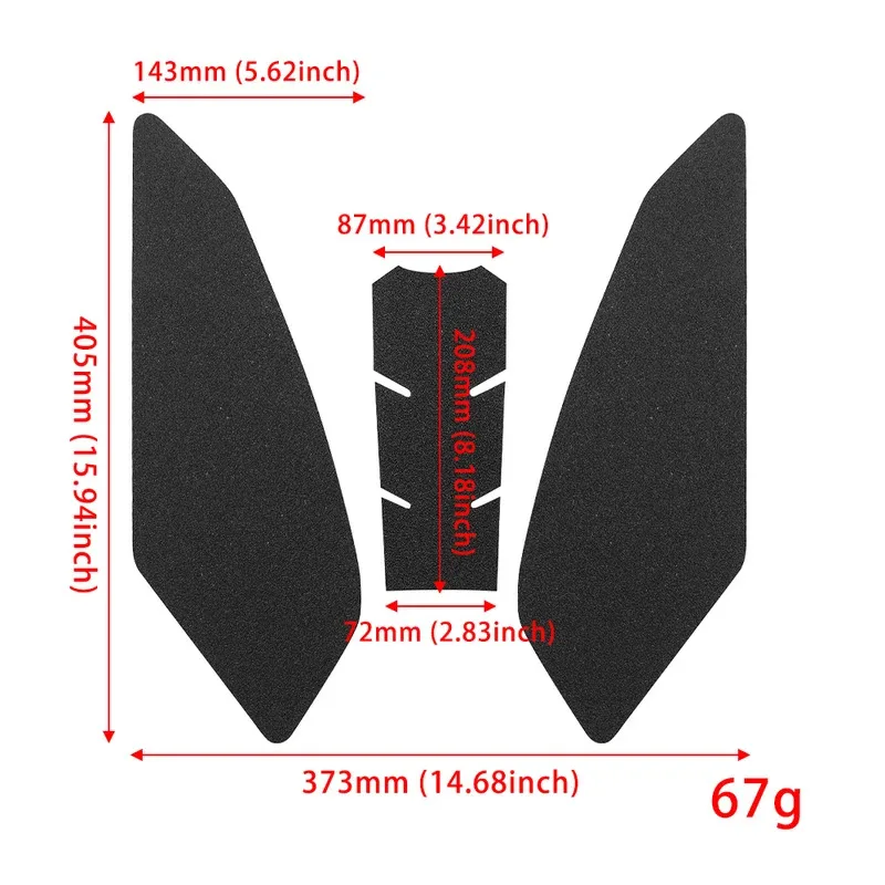 Fuel Tank Pad Decals Fit For BMW R1200RS R1200 RS R1250RS R 1250RS 2014-2020 Motorcycle Side Box Knee Protective Stickers
