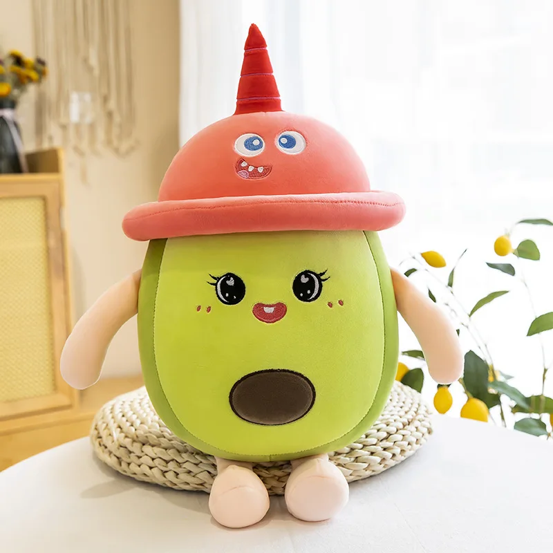 Avocado Plush Toys Animal Avocado Cosplay Pillow/Cushion Kawaii Fruit Stuffed Doll Toys For Children Throw Pillow Birthday Gift