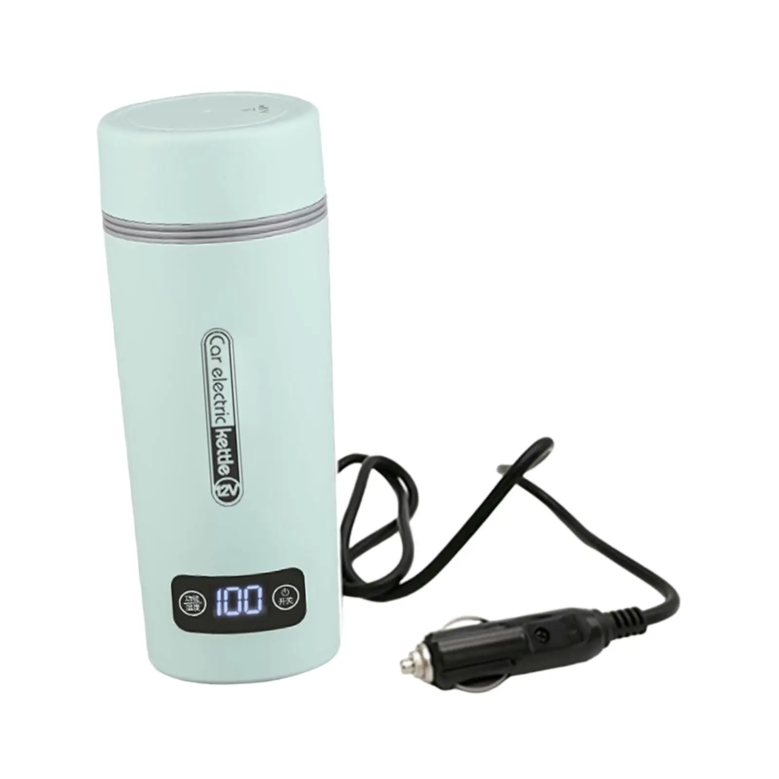 Universal Car Water Boiler 450ml Heated Travel Mug with Temperature Control for SUV Camping Outdoor Adventure Use