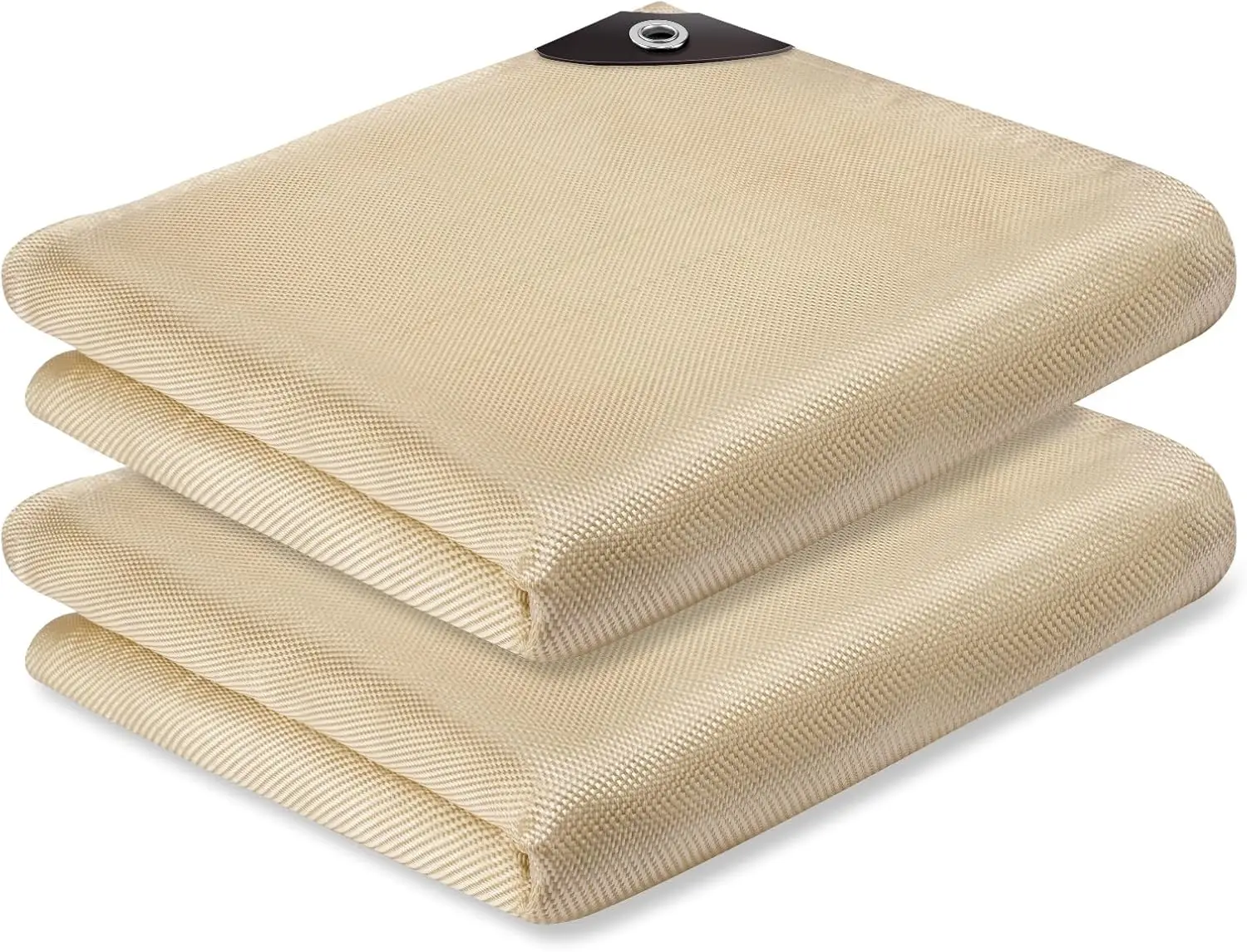 

2 Pack Heavy Duty Welding Blankets 6x8 ft, Fire Resistant Fiberglass for Industrial, Camping, Grill Heat Protection