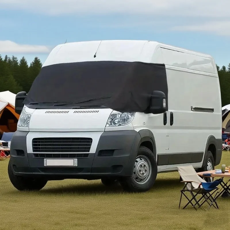 

1PC 600D Oxford Fabric RV Windshield Cover Thickened Anti-Frost Sunshade Protector For Fiat Ducato Peugeot Boxer Citroen Relay