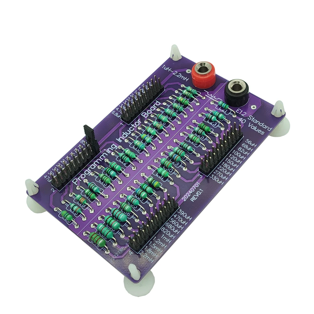 1uH to 2.2mH E12 Standard 40 Values Programmable Inductor Board