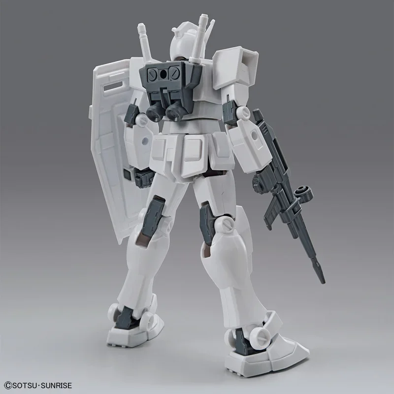 Bandai Gundam Model Kit Assemblare Figura EG RX-78-2 Gundam Versione incolore Personaggi Anime Action Dolls Giocattoli per bambini