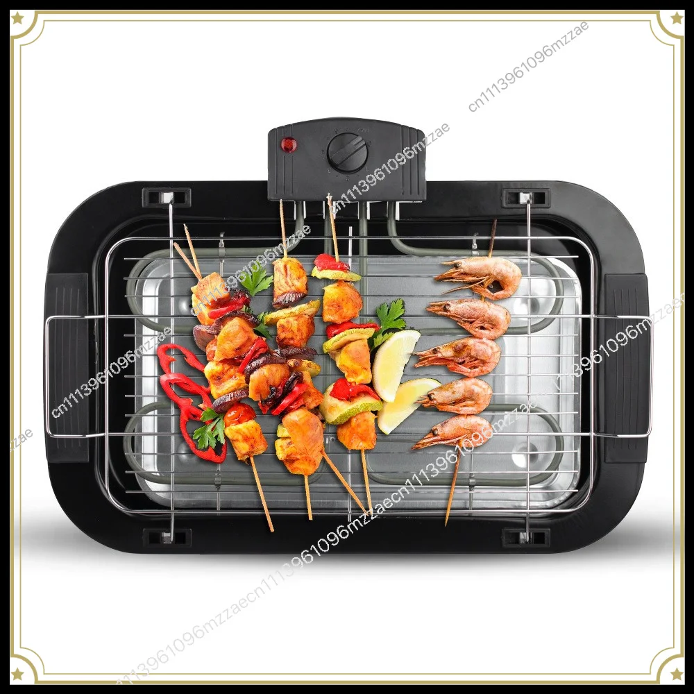 European and American Household Electric Barbecue Grill, Outdoor Barbecue Machine, Dinner Electric Grill, Small Home Appliance