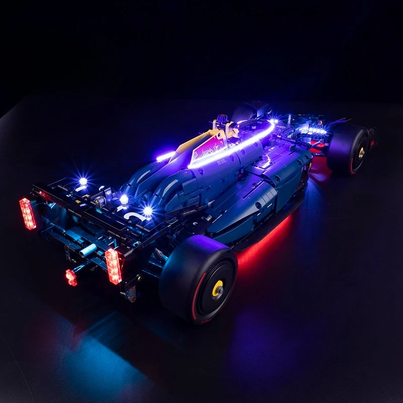 مجموعة إضاءة LED مناسبة لبنات البناء LEGO Technic Oracle Red Bull Racing RB20 F1 Car 42206 (ليست نموذج الطوب) #6