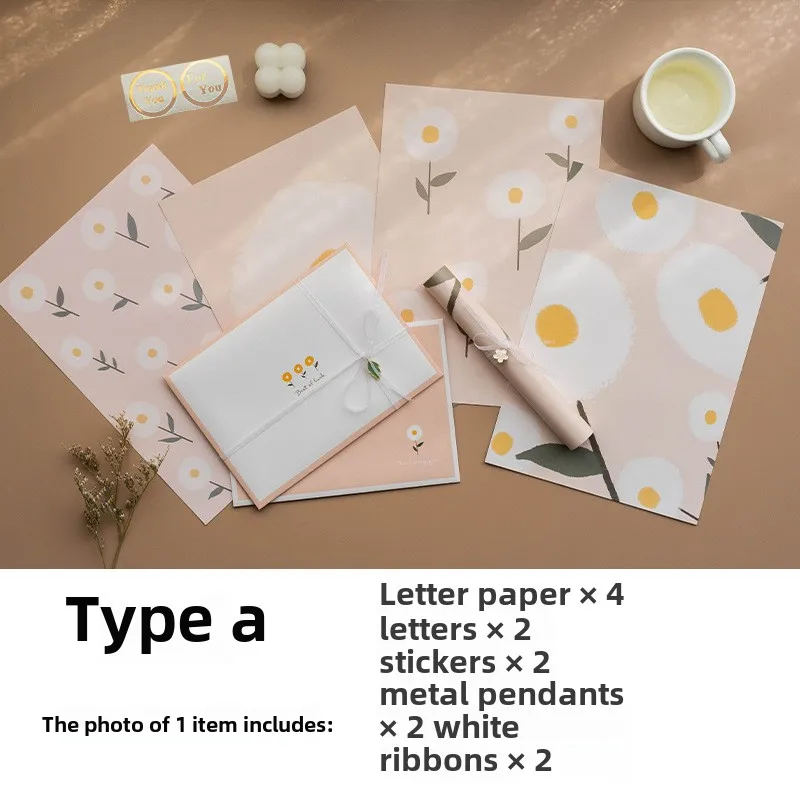 مجموعة كتابة رسائل أوراق الغابات مغلفات ورقية يابانية طقم أدوات مكتبية INS مظاريف ورقية نباتية غير رسمية هدية #5