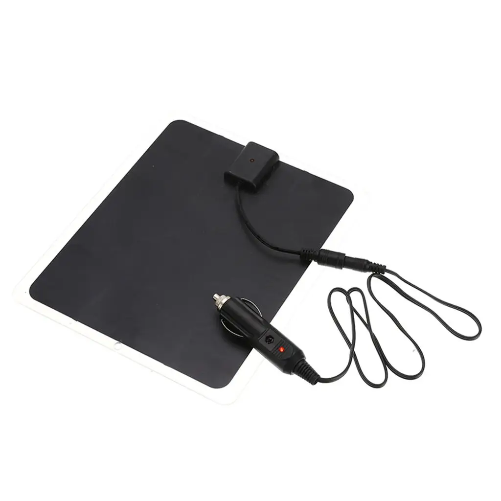 USB Solar Charger 20W Foldable Portable Panel Generator for Car Truck Tractor Camper Van Boat Emergency 12V Lead Acid Battery