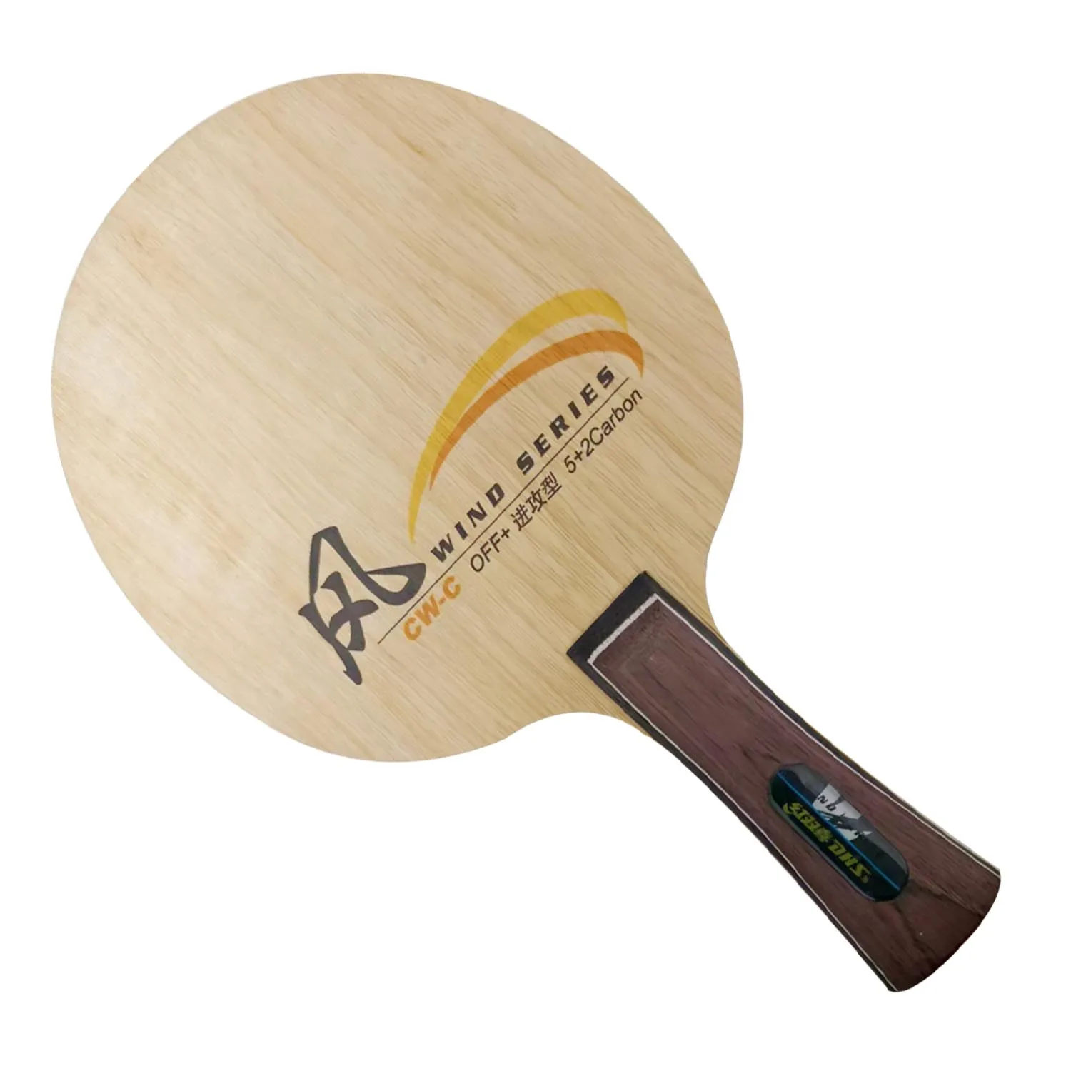 Pro Combo Racket DHS WIND SERIES CW-C Table Tennis Blade with  2x 729 General table tennis Rubber With Sponge