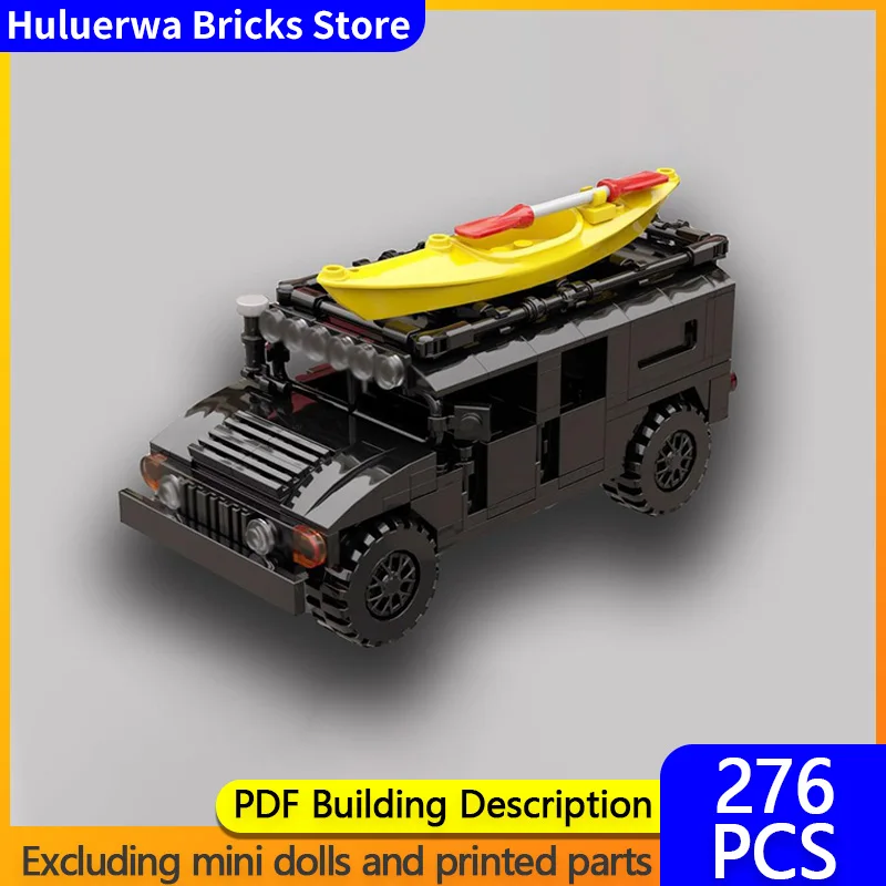 

Модель скоростного гоночного автомобиля MOC, строительные кирпичи H1, внедорожник, модульная технология, детские праздничные подарки, сборные игрушки, костюм