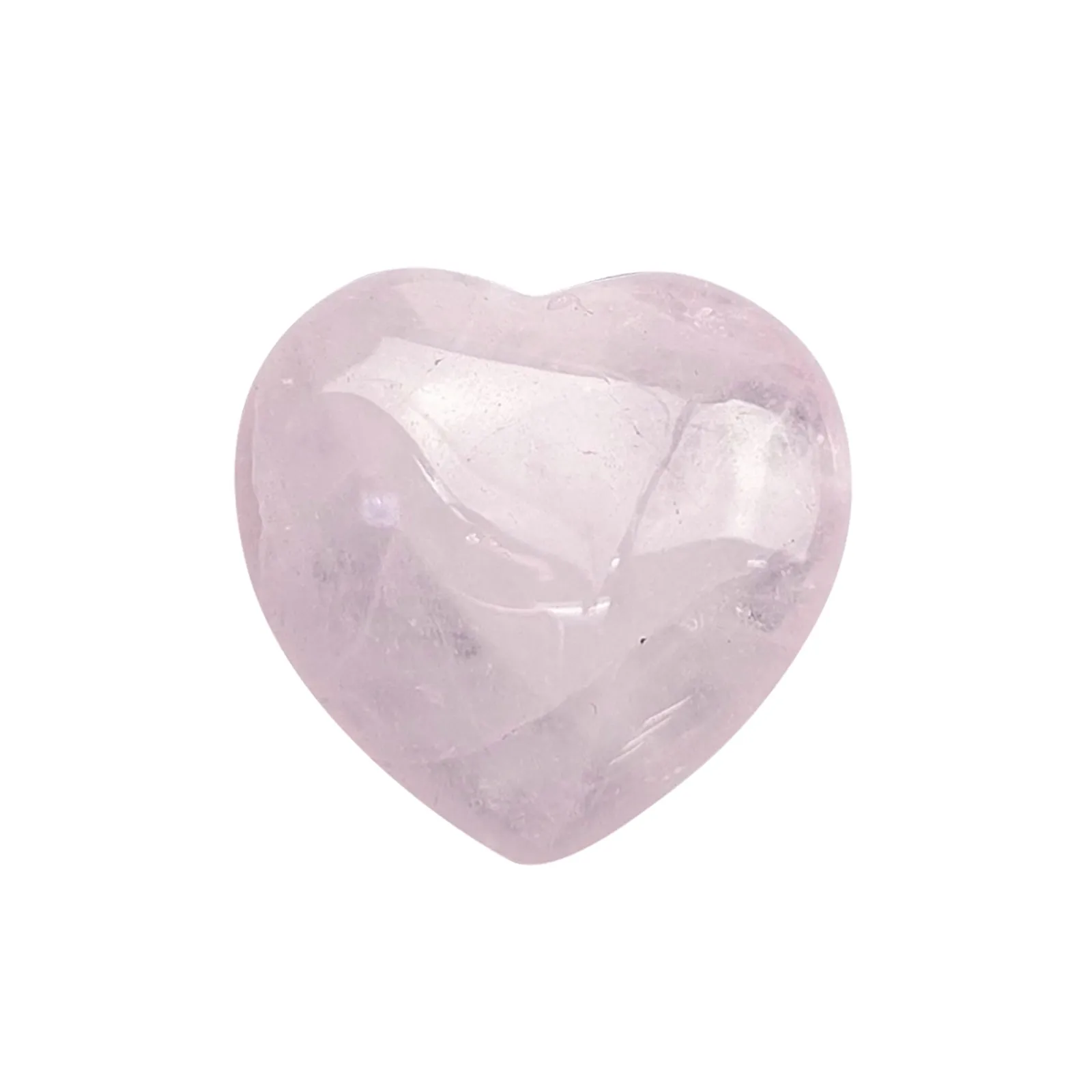 Crystal Natural Heart Shaped Polished Heart Shaped Gem Rose Quartz Amethyst All Kinds Of Healing Glowing Stones for Garden