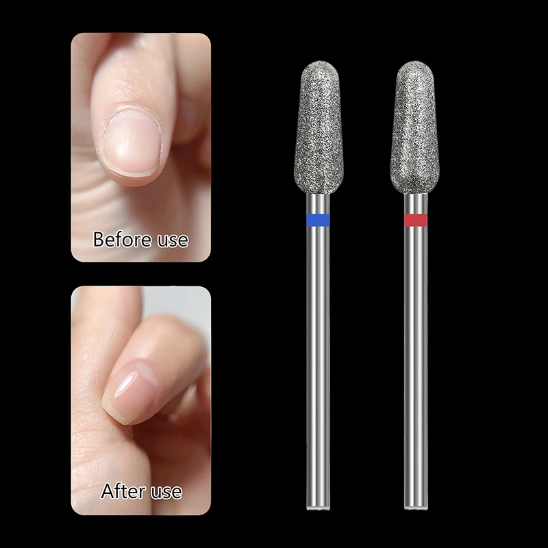 1 Pc Safety Nail Drill Bits Tungsten Carbide Drill Bit Cuticle Remover For Electric Nail File Machine Cuticle Clean Tools