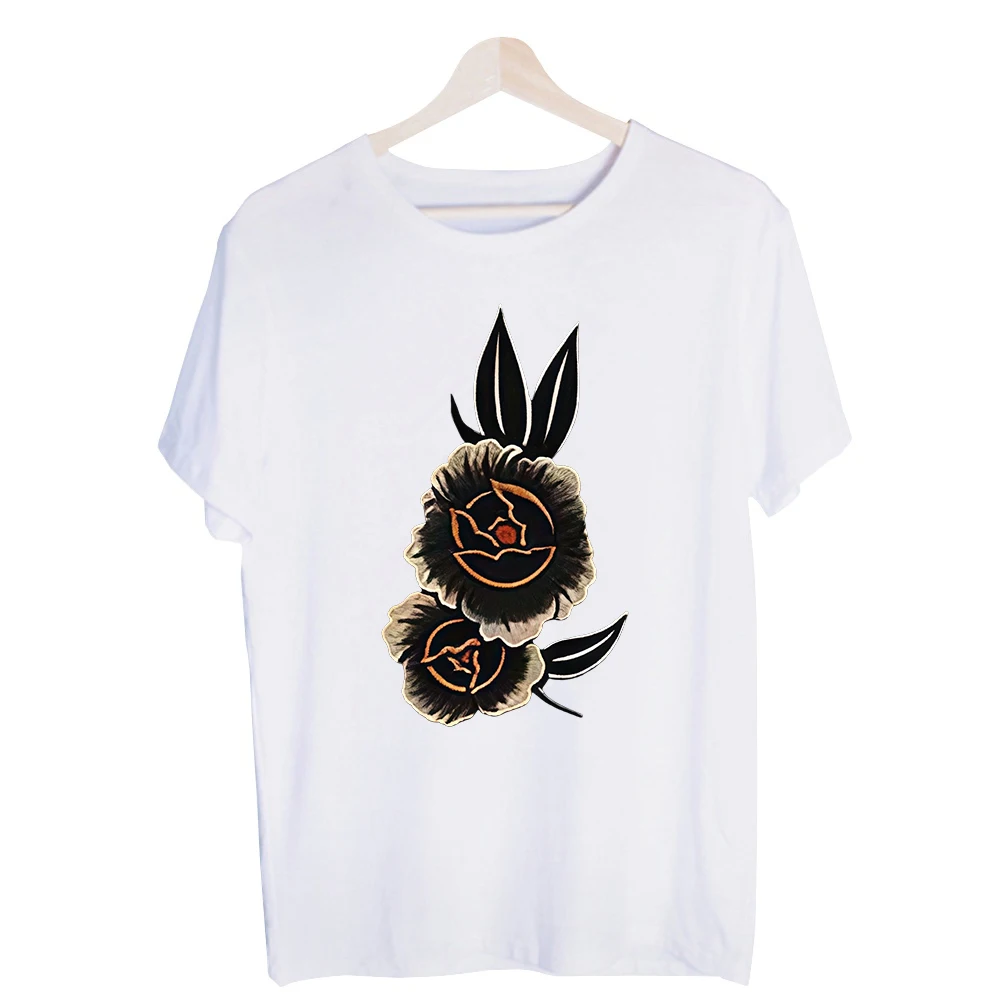 Men's Floral Graphic Tee, Short Sleeve Crew Neck T-Shirt for Casual Daily Wear and Summer Outfits