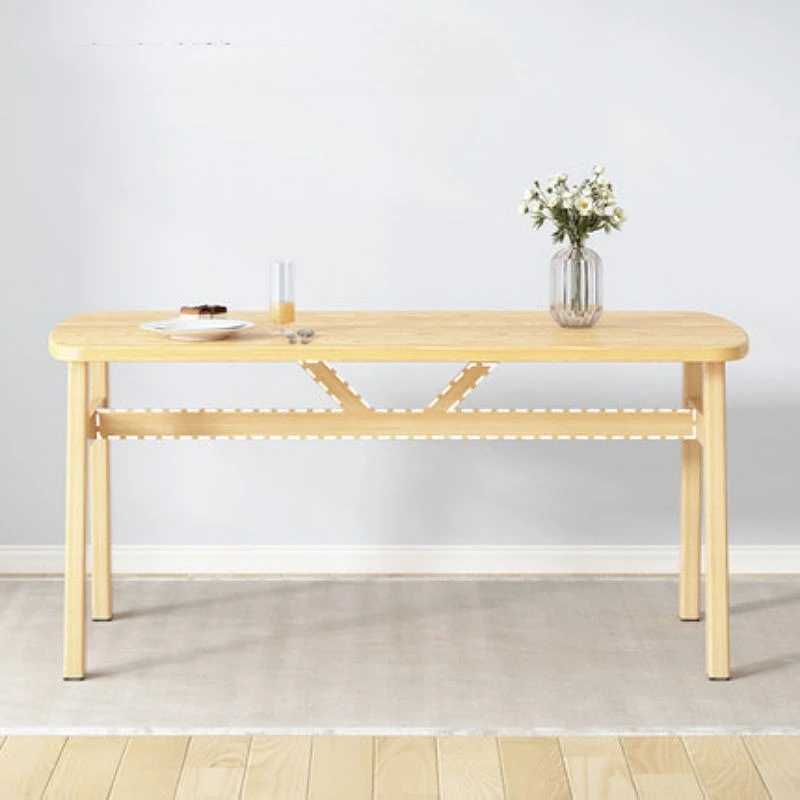 Modern Minimalist Rectangular Dining Table 4 Seater Set Space Saving Extendable Folding Kitchen Dining Room Small Apartment