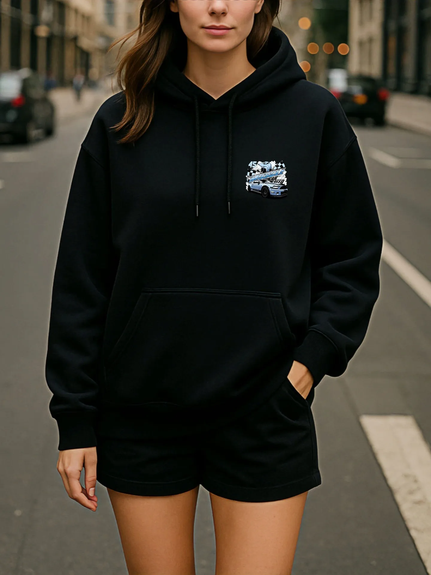 هوديي برسومات، طباعة جرافيك عتيقة، نمط ملابس الشارع، قماش ناعم، ملابس يومية غير رسمية، للشباب #3