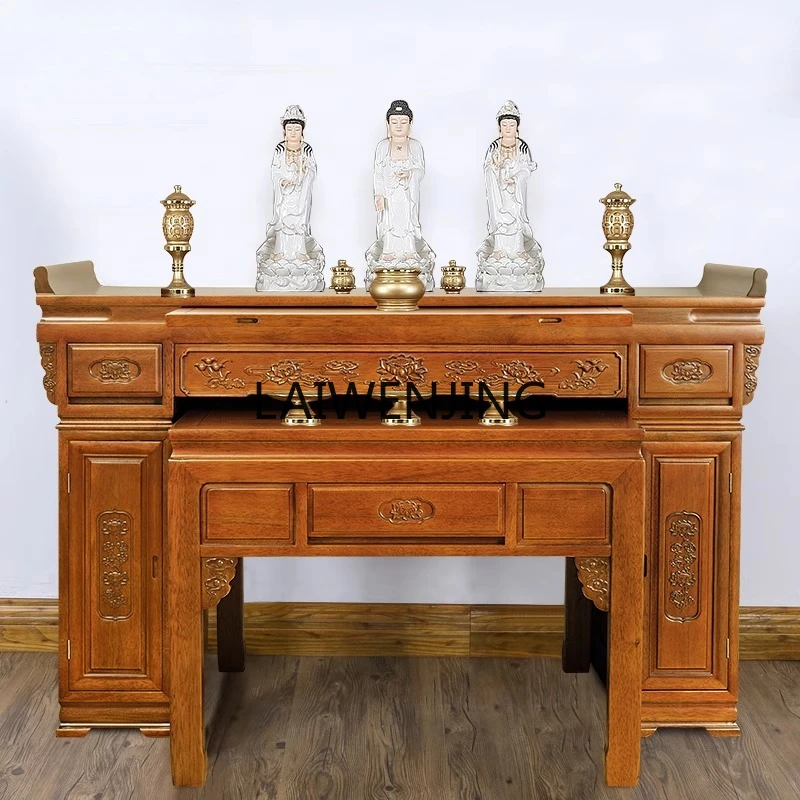 

SGF table Buddhist platform home modern simple Buddhist niche incense case solid wood Chinese style