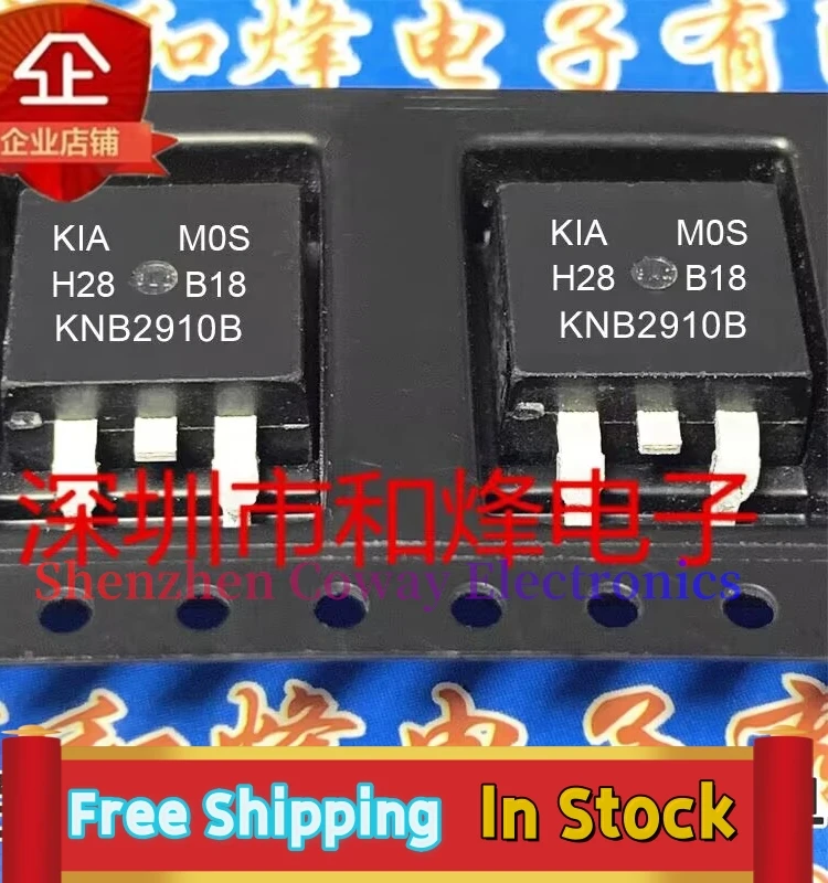 KNB2910B TO-263 MOS Em estoque Transporte Rápido, 10Pcs a 30Pcs