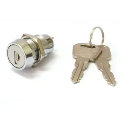 High Security Water Proof Flat key Switch Lock for switch 19MM OFF/ON Switch Power Lock Cylinder with dust shutter 1PC 1key pull