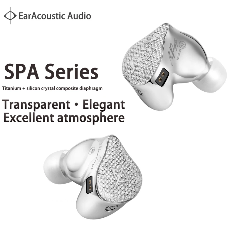 

Наушники EarAcoustic SPA Hi End/Ultra/Max/Limited Edition: проводные Hi-Fi наушники-вкладыши с титаново-кремниевой диафрагмой, внутриканальные мониторы