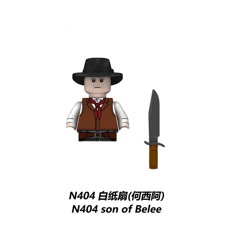 Decoration RDR2 Game Character Mini Action Model Figures Doll Western Cowboy Police Cartoon