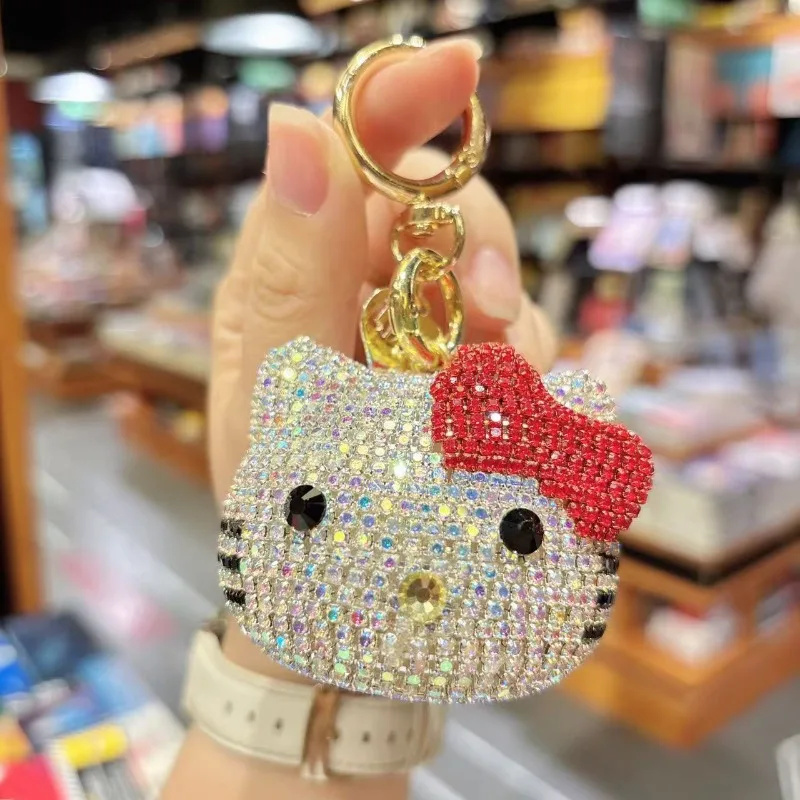 

Hello Kitty Bag Charm Cartoon Anime Women Accessories Keychain Doll Backpack Toy Decoration Kawaii Girl Birthday Gift Wholesale