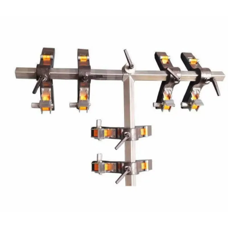 63-400mm Tube Clamps 2 V-Shape Clamp Universal Aligner Pipe Clamp JJ315-2 for Electric Fusion Machine OEM Customizable
